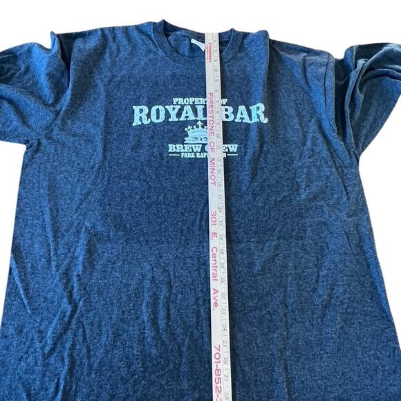 Port & Co long sleeve T-shirt, gray, men's size 2 XL - Picture 4 of 8